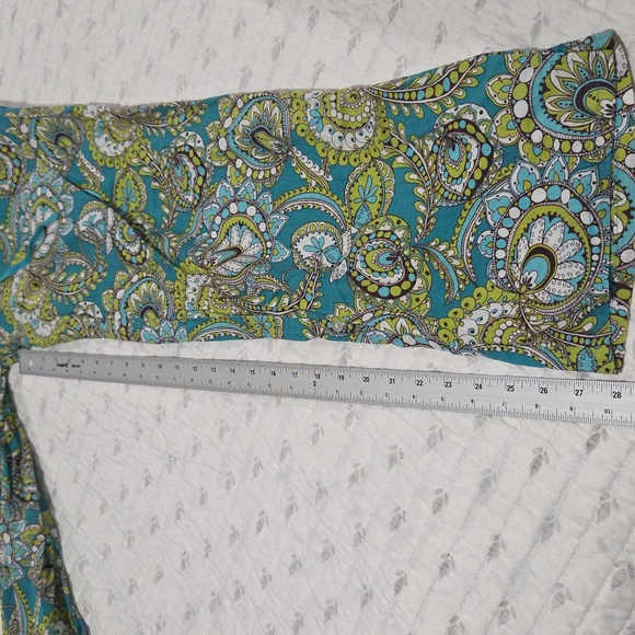 🦚Vera Bradley Adorable Cotton Pajama Pants In Very Good Condition. Size L💚💙 - Picture 8 of 12